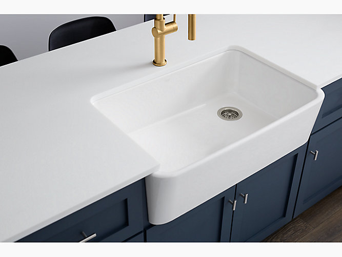 Ironridge Undermount Single-Bowl Farmhouse Kitchen Sink | K ...